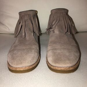 Kate spade fringe booties size 6.5